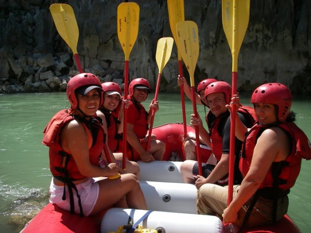 En la barca